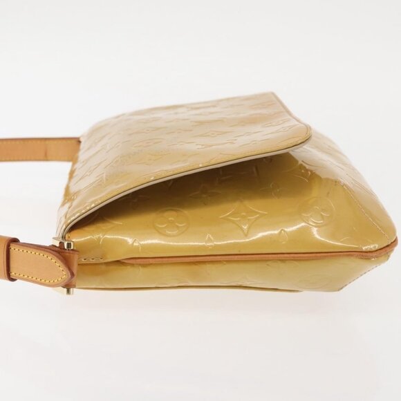 Authentic LOUIS VUITTON Monogram Vernis Thompson Street Bag Beige M91301 LV - Picture 11 of 16